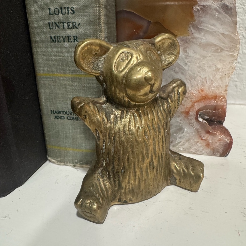 Brass Bear Teddy paper‎ weight